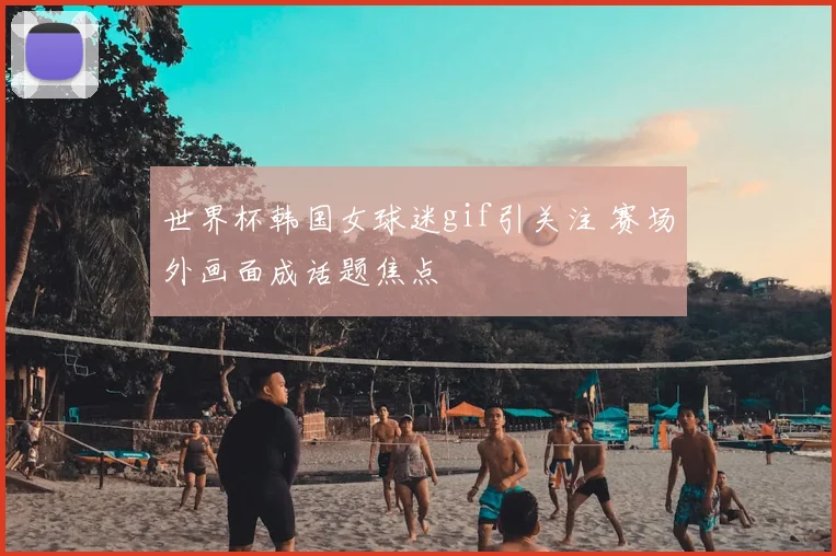 世界杯韩国女球迷gif引关注 赛场外画面成话题焦点