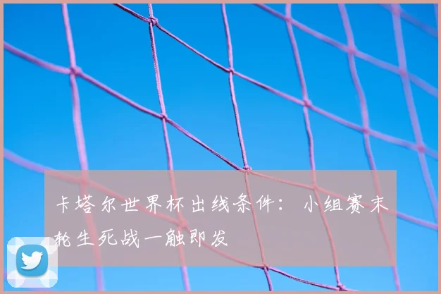 卡塔尔世界杯出线条件:小组赛末轮生死战一触即发
